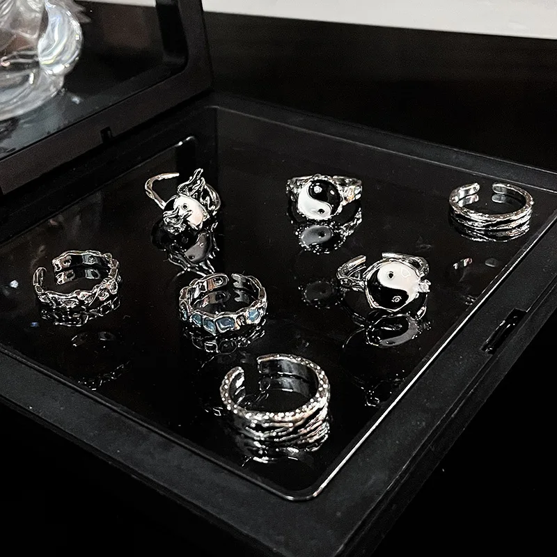 

Кольца неправильной формы в стиле хип-хоп и кпоп для женщин и мужчин