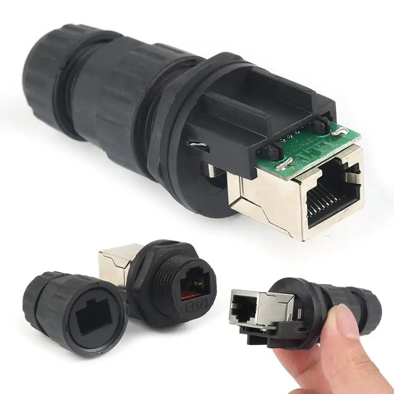 

Мини Портативный USB круглый кабель RJ45 разъем водонепроницаемый IP68 сетевой штекер AR22