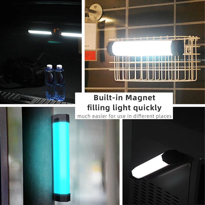 Лампа светодиодная P200 RGB для видеосъемки мягсветильник Водонепроницаемая