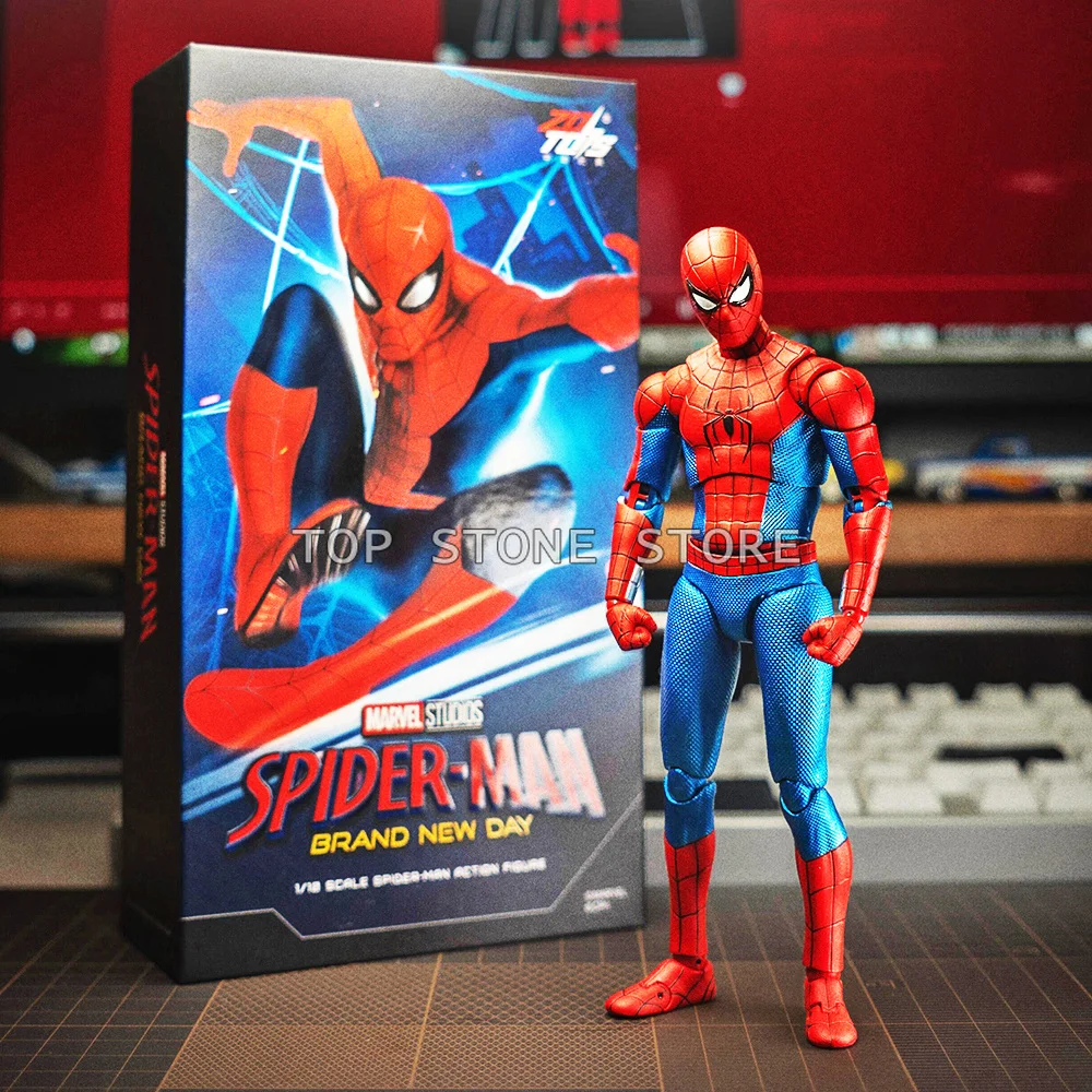 Фото Оригинальная фигурка Человека-паука ZD Spider Man Brand New Day, 18 см, фигурка Человека-паука в красно-синем костюме, коллекционная модель из ПВХ, игрушки, подарки. №1
