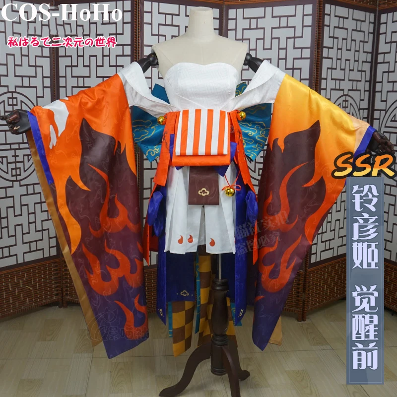 

COS-HoHo Anime Game Onmyoji SSR LingYanJi Before Awakening Kimono Uniform Cosplay Costume Halloween Party Outfit Custom-made