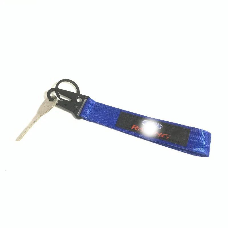 

Автомобильный брелок, текстильный шнурок, кольцо для ключей, пряжка, Эмблема для Ford Racing Mustang Gt 500 Shelby Focus 2 3 Mk2 Mk3 Mk7, автомобильные аксессуары