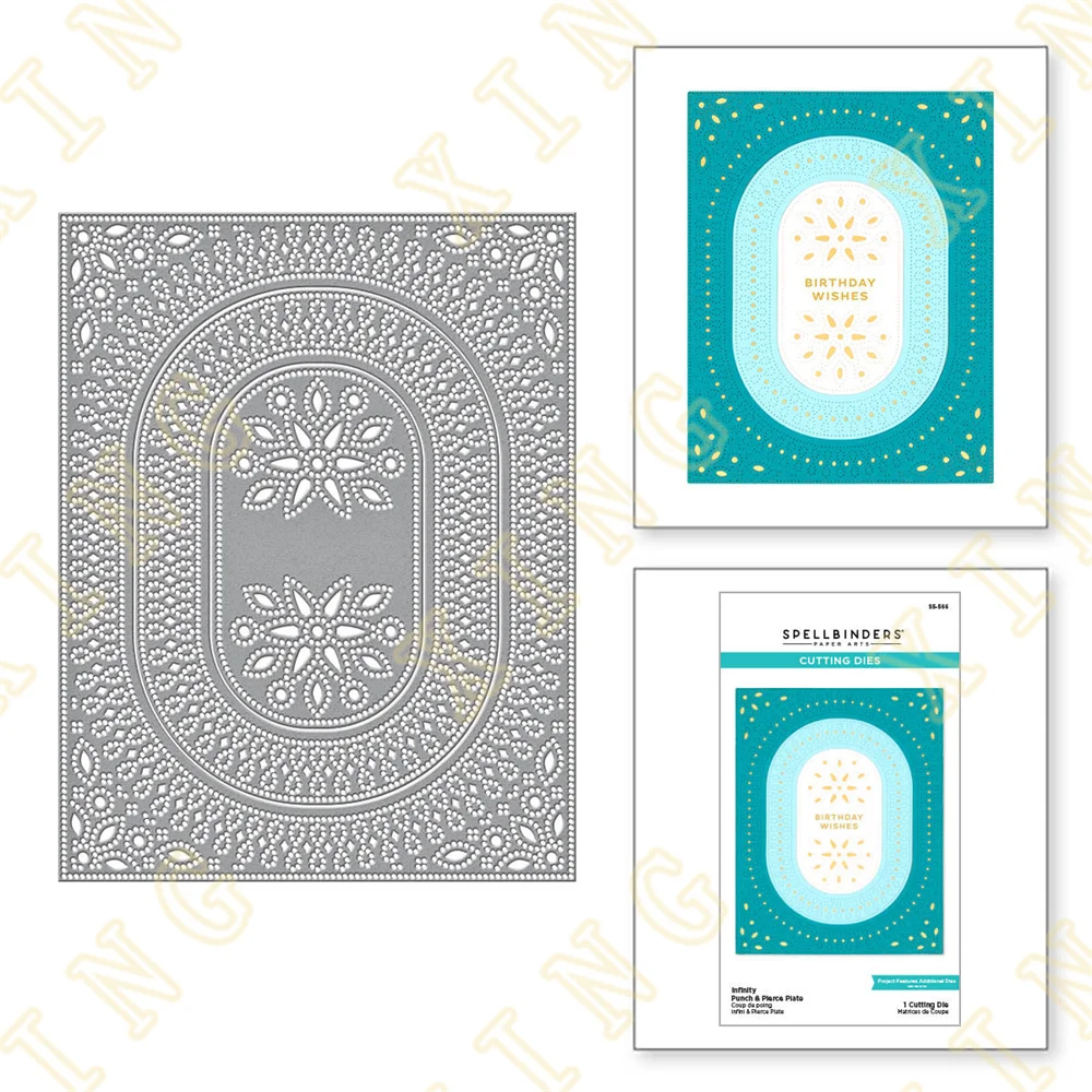 

Infinity Punch & Pierce Metal Cutting Die Scrapbook Embossed Paper Card Album Craft Template Cut Die Stencils New for Arrival
