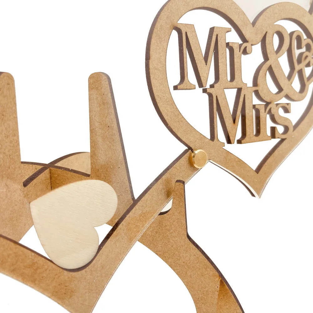 Прозрачная Свадебная Гостевая книга в форме сердца 1 набор из 4 предметов декор