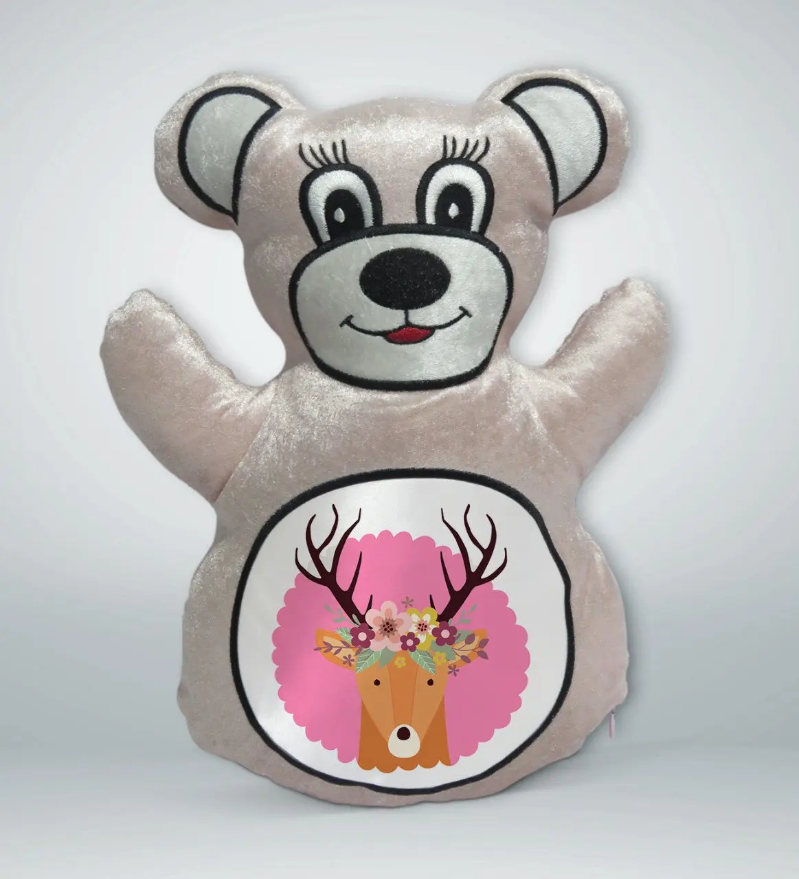 

BK подарок милый олень дизайнерский кремовый Мишка Тедди yastekk-1