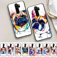 english bulldog terrier plash phone case for redmi 8 9 9a for samsung j5 j6 note9 for huawei nova3e mate20lite cover