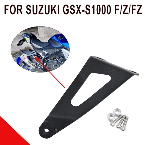 Suzuki GSXS1000 GSX S1000 F Z FZ Алюминиевая Вешалка Для Выхлопной Трубы, Держатель, Кронштейн, Аксессуар Для Мотоциклов