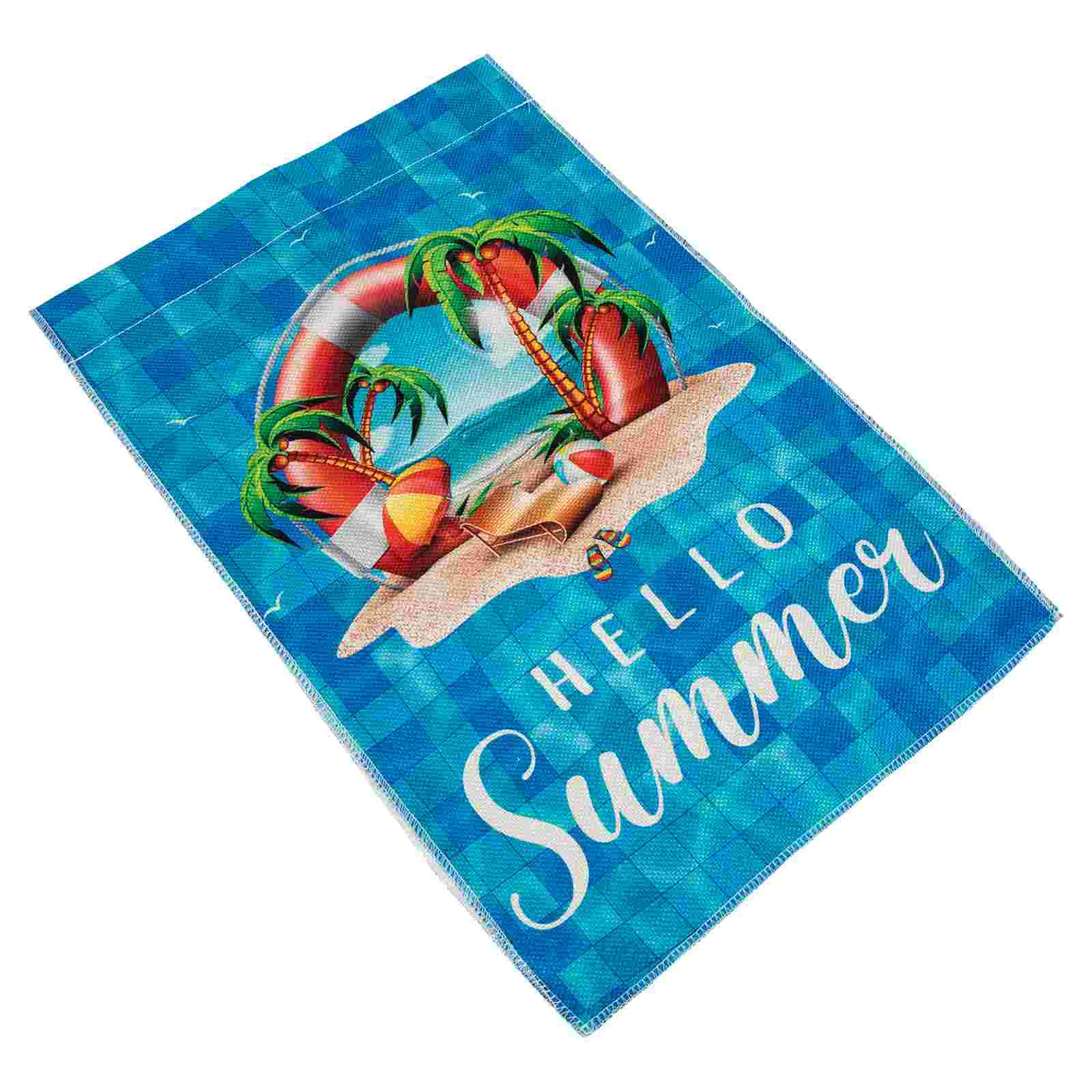 

Garden Flag Double Sided Summer Style Beach Garden Banner for Outdoor Decors