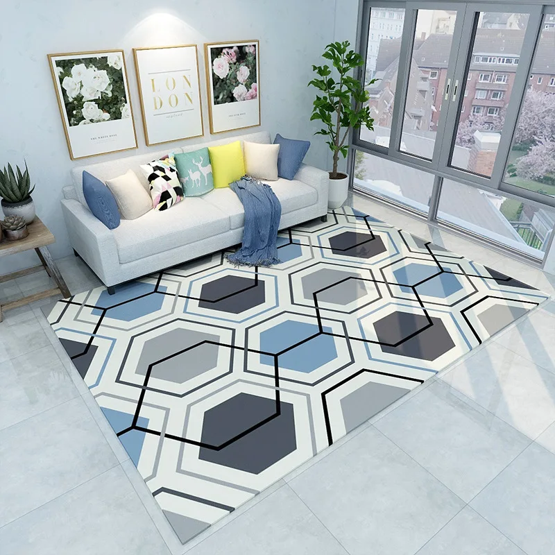 Геометрическое пространство-фотообои полноразмерный ковер для спальни балкона
