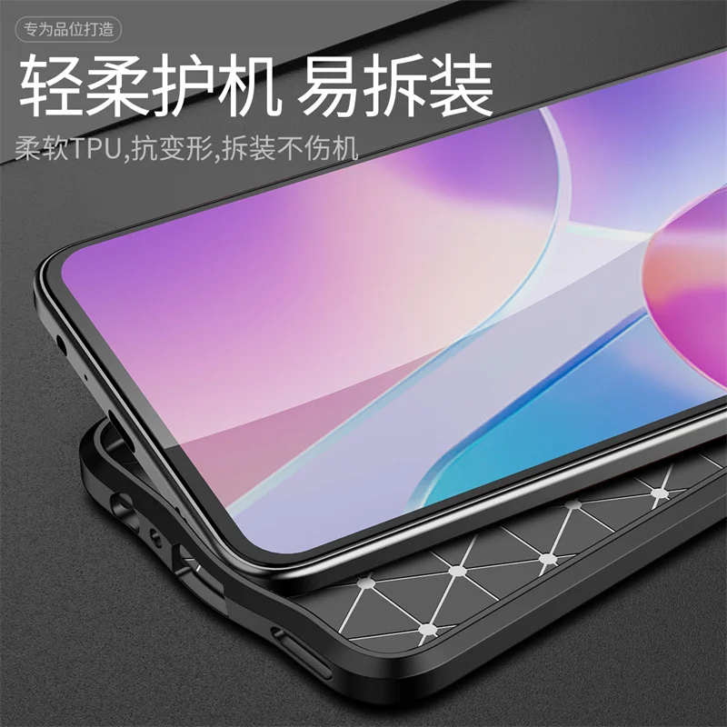 For Huawei Honor X8 Case Cover For Honor X8 Capas Shockproof Phone Bumper Back Soft TPU Leather Cover For Honor X 8 X7 X8 Fundas