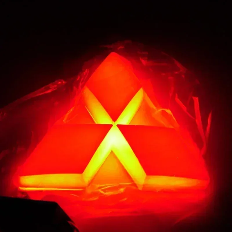 

Новый автомобильный передний и задний эмблем ASX L200, светящийся 4D светодиодный значок для Mitsubishi Lancer 9 10 ASX L200 Colt Pajero Outlander Eclipse Acc