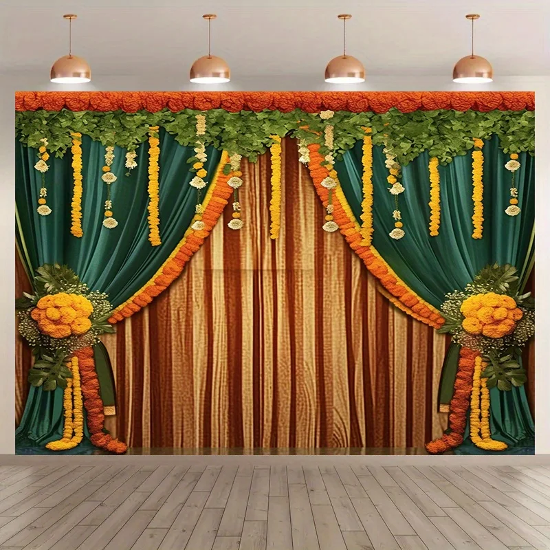 Универсальная Оранжевая Фоновая Гирлянда Радужные Собрания Для Свадьбы Дня