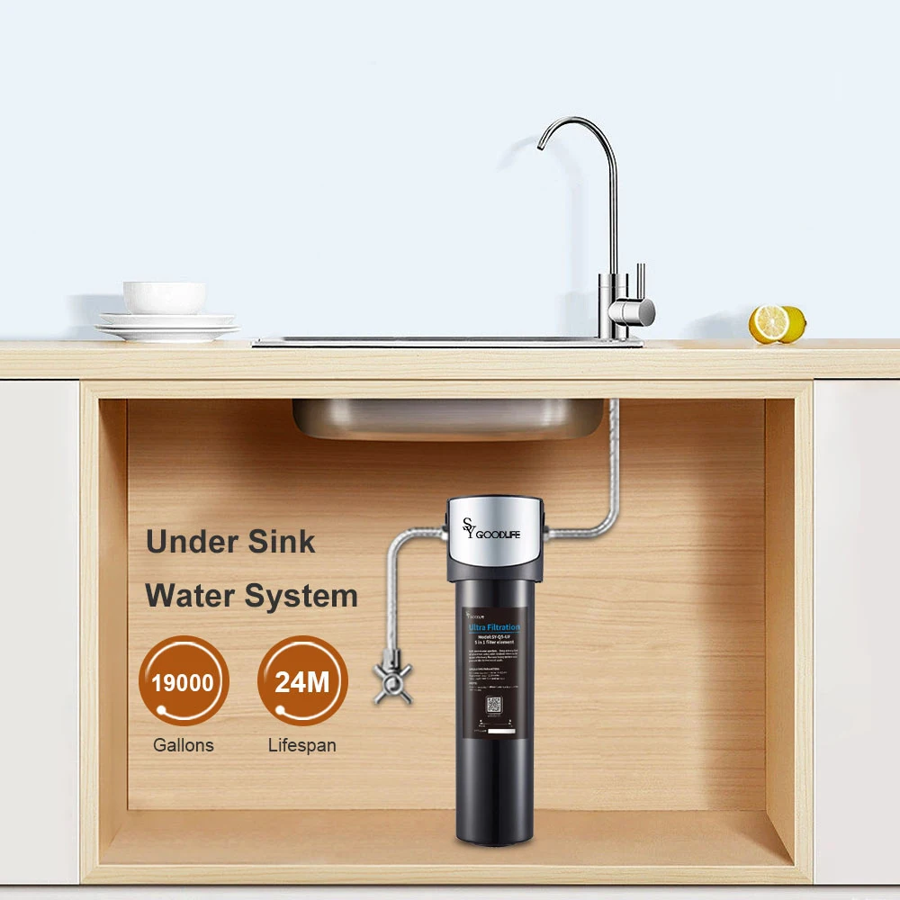 HAHUA Q5-UF 5 в 1 система фильтрации воды под раковиной 19000 галлонов фильтр с высоким