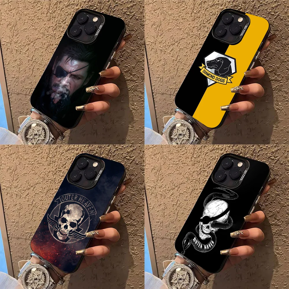 M-Metal Gear S-Solid Game Phone Case Phone Case For iPhone 14 16 15 11 ...