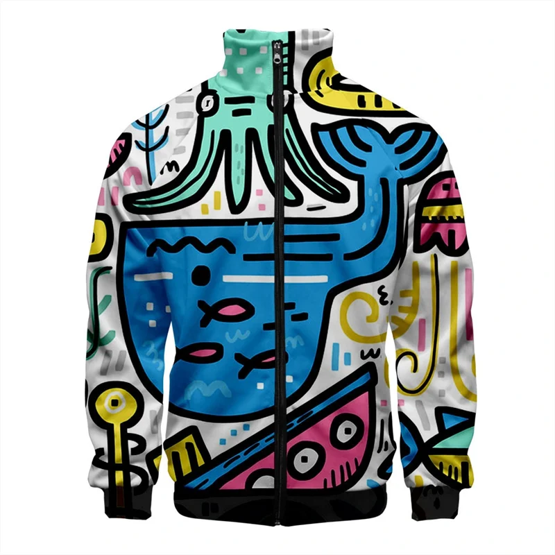 Забавная куртка с 3D сублимационной печатью персонализированный свитер