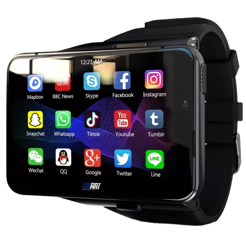 

MAX 4G GPS WIFI 2.88 Inch Touch Screen Dual Camera Gaming Sim Card Fashion Smart Watches