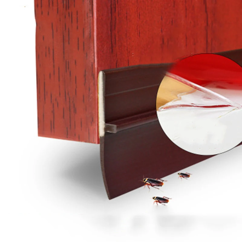 

Adhesive Under Door Sweep Weather Stripping Soundproof Rubber Length Window Door Bottom Seal Strip Sealing Tape