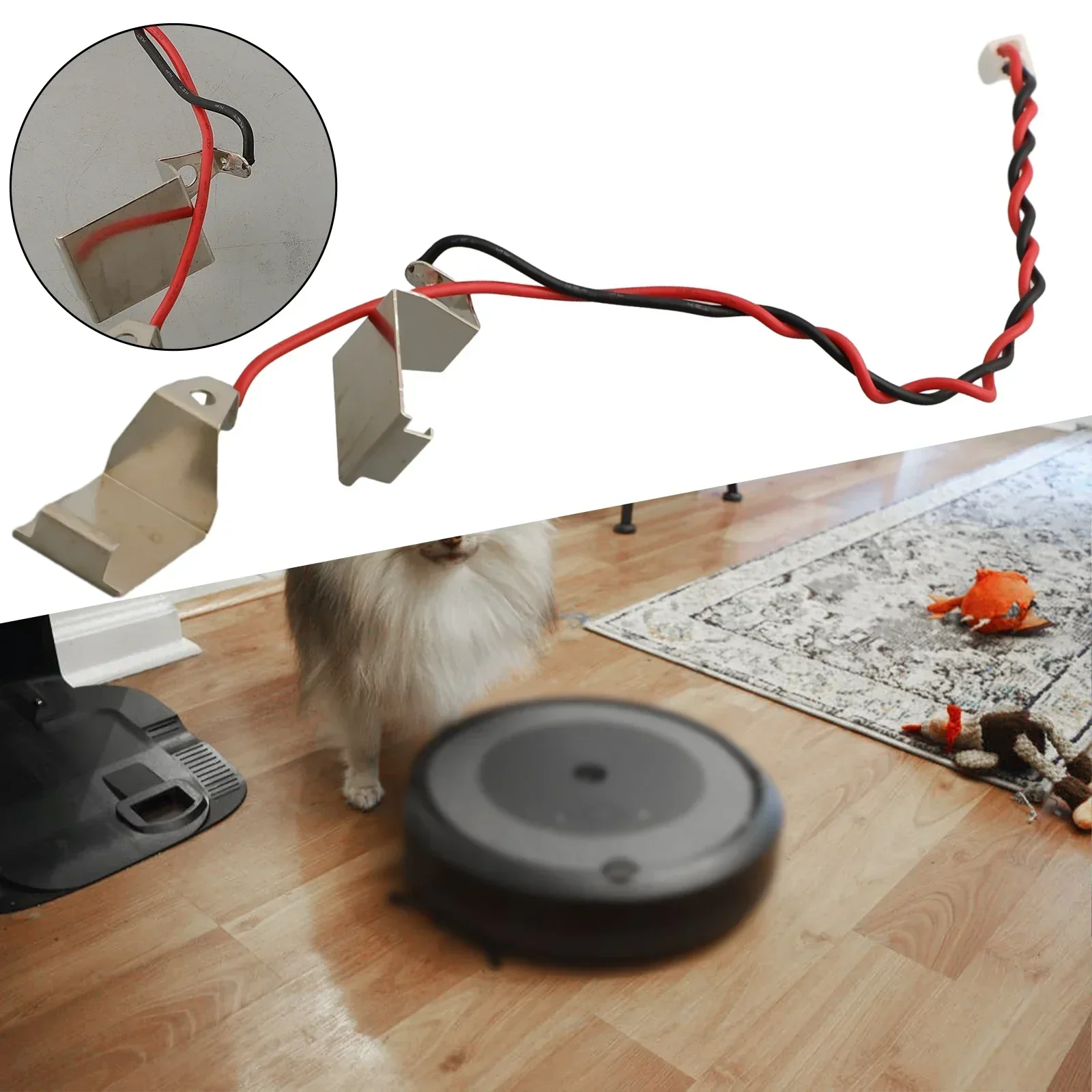 

1 шт. зарядные контакты для Roomba серии E5 E6 I1 I3 J7 Plus, запасные части для робота-пылесоса, запасные аксессуары