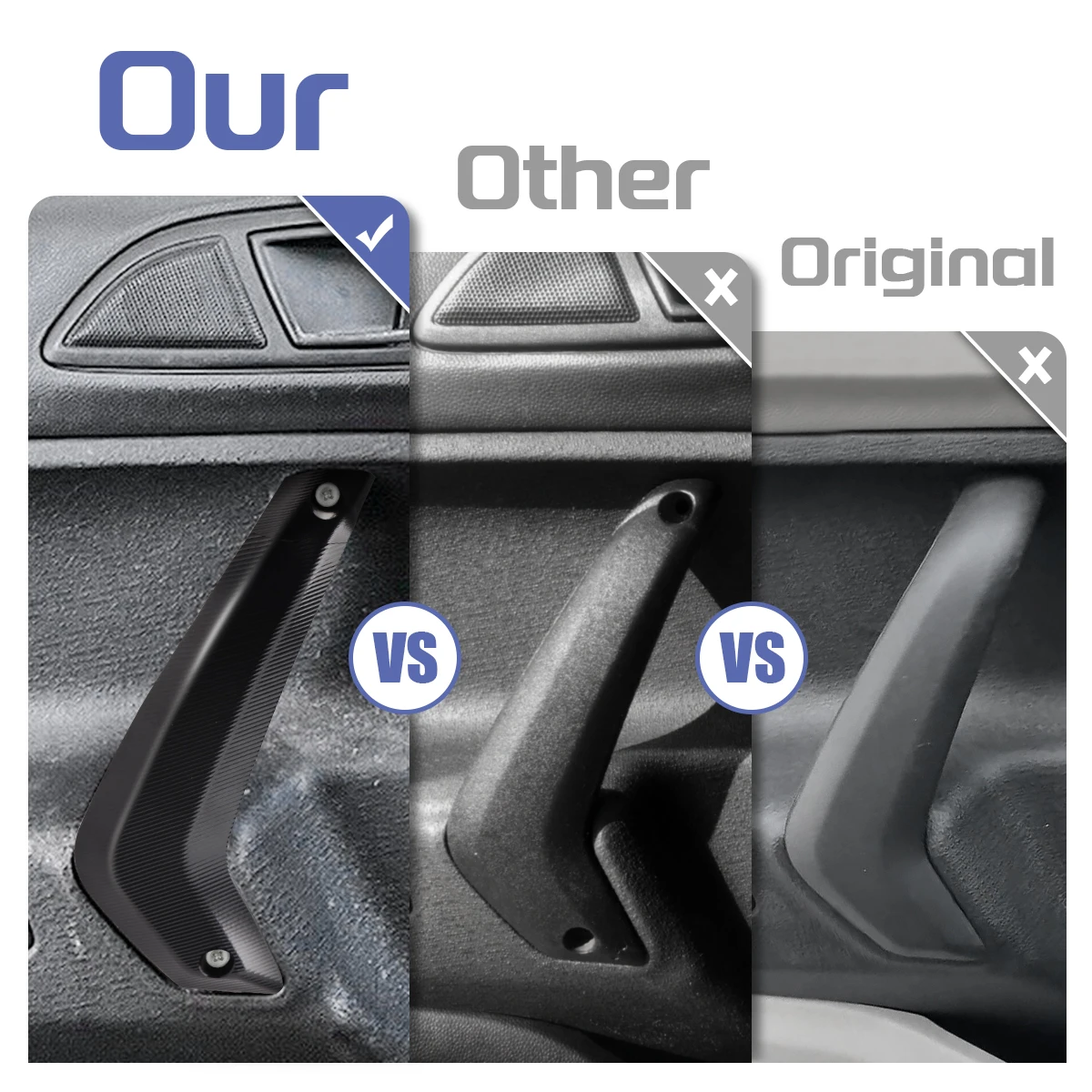 Interior Driver Door Pull Handle For 2011-2020 Ford Fiesta Left Right Handle Of Interior Door