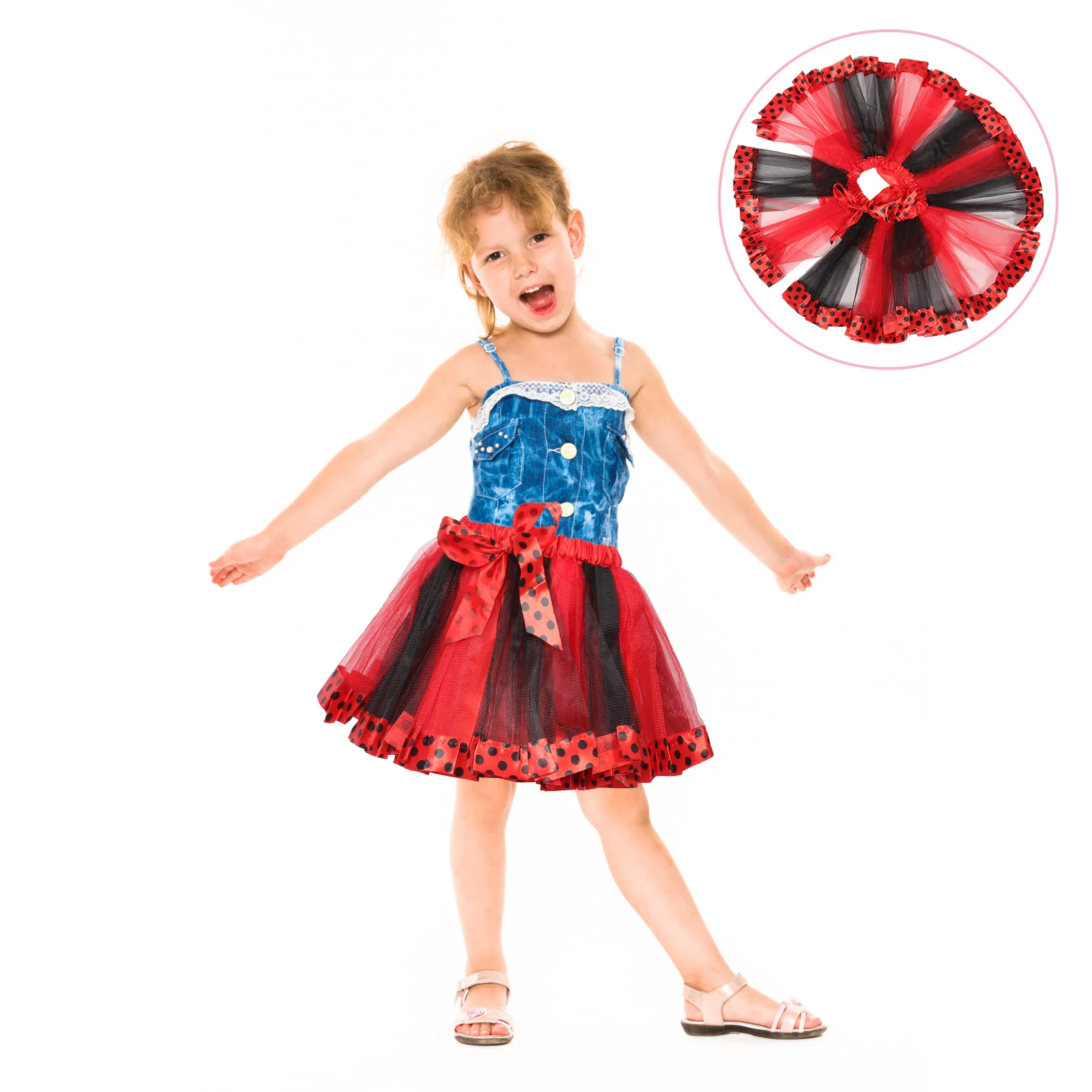 

Tulle Skirt Toddler Girl Tutu Skirt Carnival Party Skirt Stage Performance Costume Prop for Ballet Dance