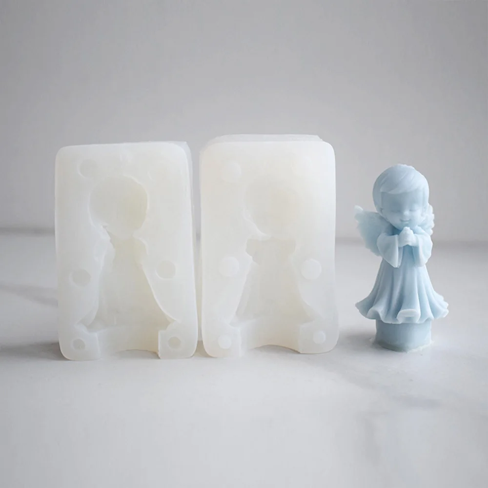 Силиконовые формы с милым ангелом для изготовления свечей Ароматические мыла