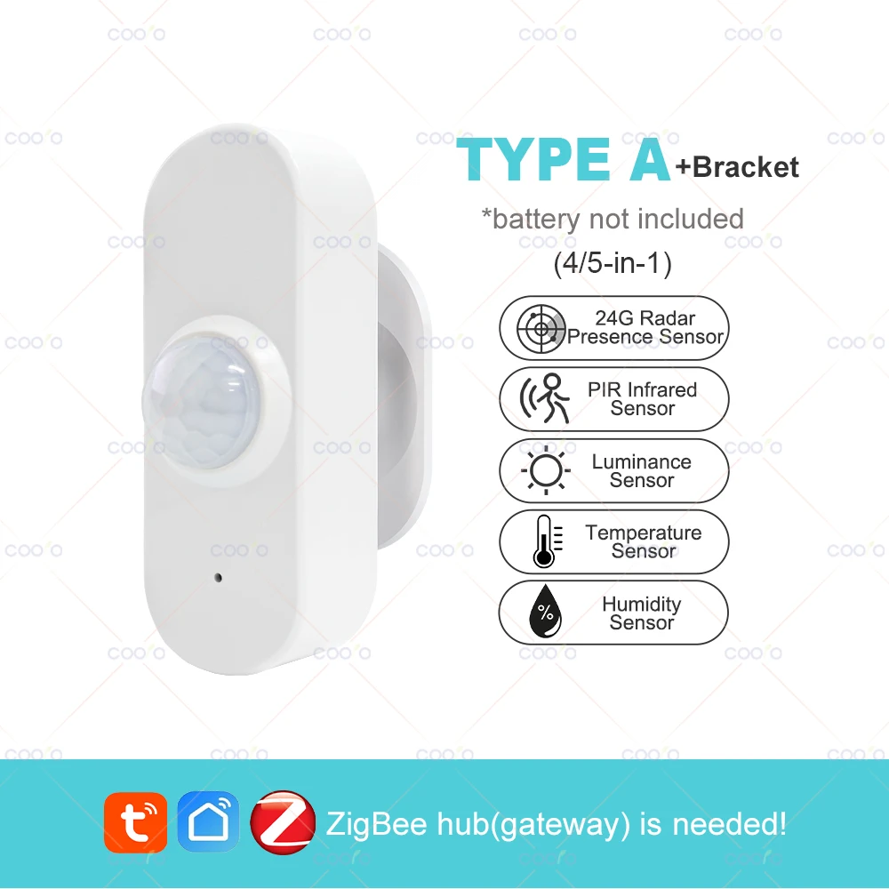 

Coolo 24G MmWave Датчик Движения и Присутствия