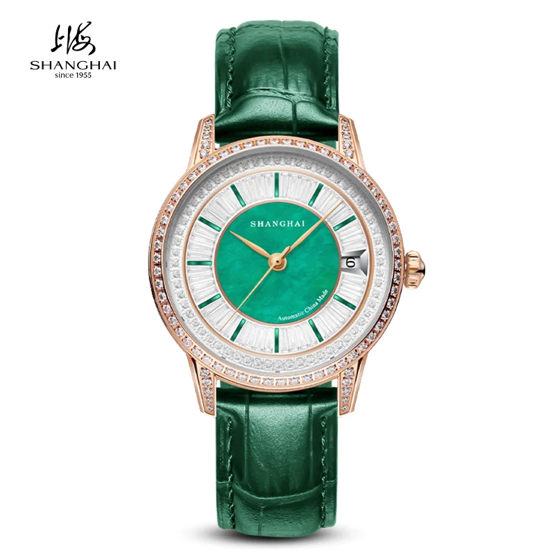 Женские механические часы Shanghai Watch Metropolis Modern Series Crystal Orchid Heart (art.: 3920db7ca159b) - 3920db7ca159b