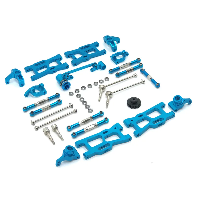 Metal upgrade accessory kit for WLToys144001 124016 124017 124018 124019 remote control car 1/12 1/14 RC car parts enlarge