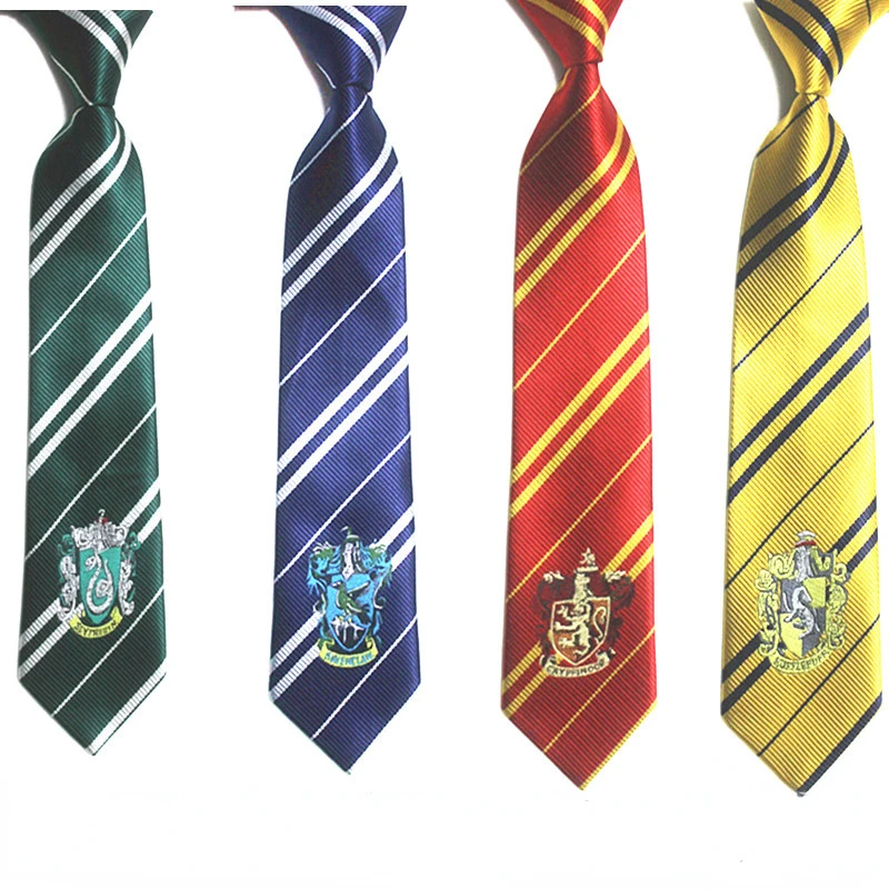 

Harriese Magician Boy Tie Academy Badge Tie Gryffindor Potter Raven Klaus Lettering Creative Gifts Can Be Given To Students