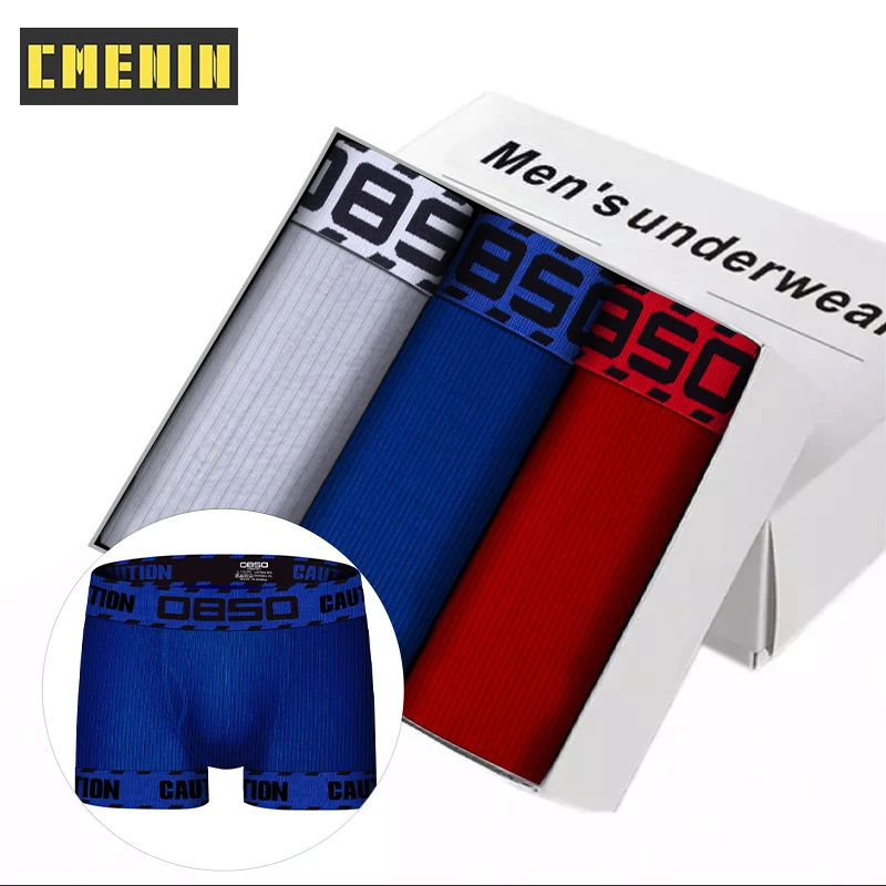 

CMENIN 3Pcs New Brand Cotton Man Underwear Boxer Men's Panties Low Waist Innerwear Gay Sexy Men Underpants Boxers Shorts Bragas