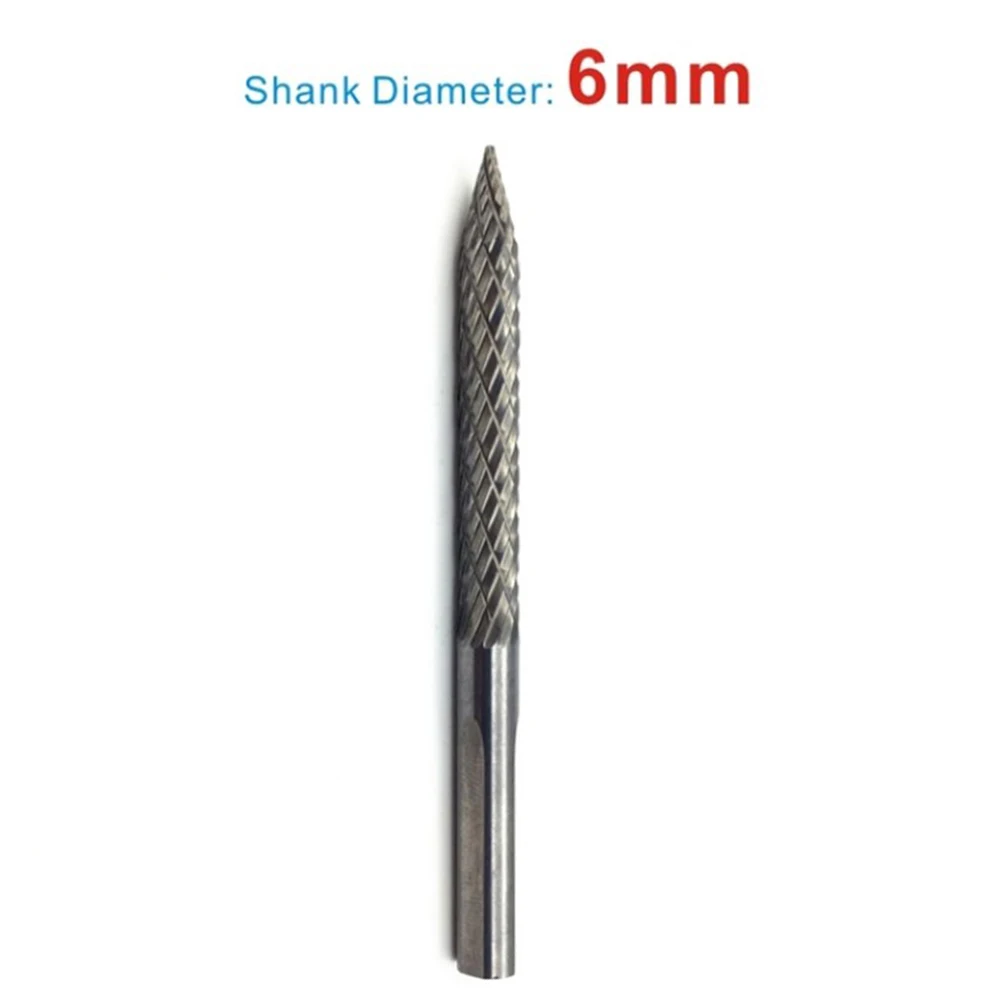 Carbide Cutter Rotary Burrs 3-12mm Shank Mushroom Nail Tyre Repair Drill Bit Patch Plug Tire Pneumatic Tool Accessories |