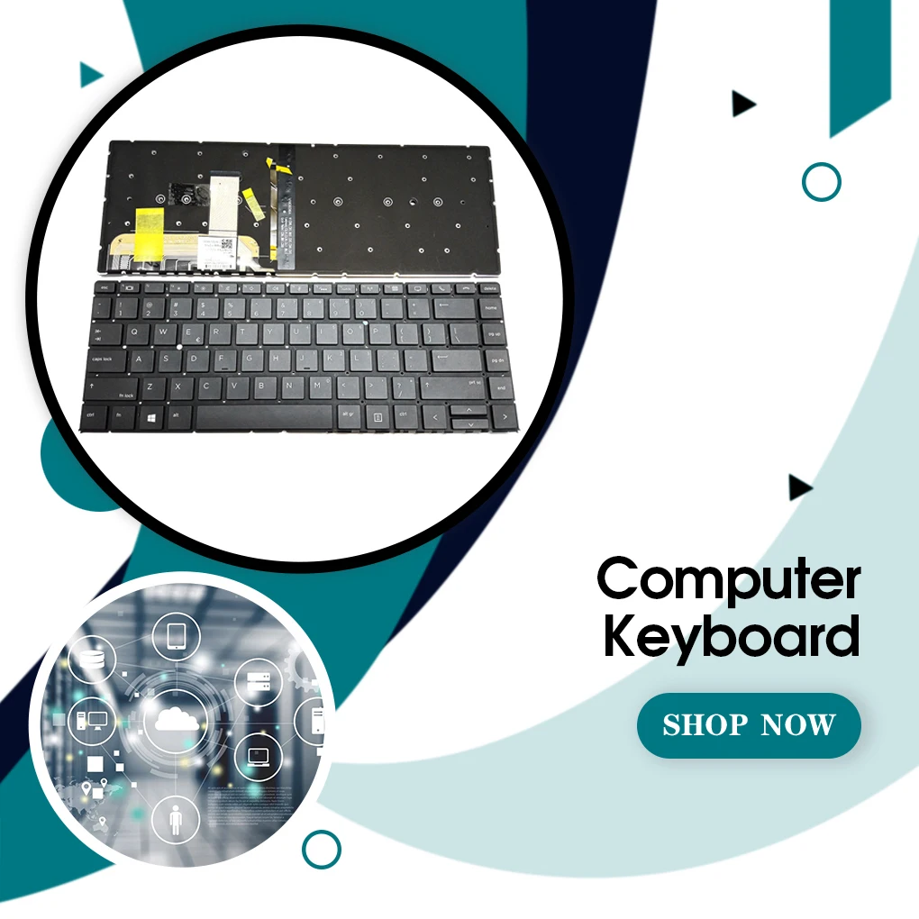 

Клавиатура офисная с подсветкой, сменные компоненты для ноутбука HP Elitebook