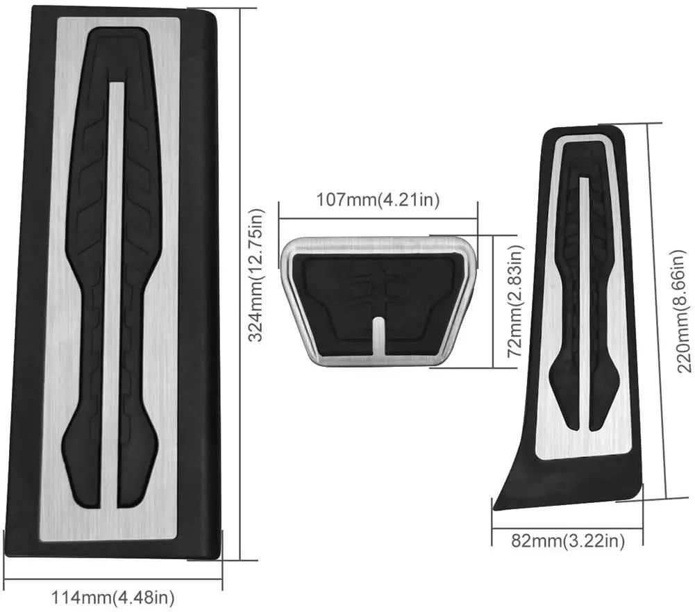

Для BMW X3 G01 2018-2020 X4 G02 2019-2020 накладка на ножную педаль газового тормоза для подножки колодки комплект накладок без сверления стальной Автомобильный интерьер
