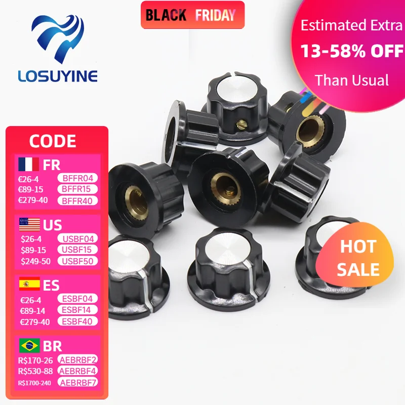 

Ручки для потенциометров LOSUYINE MF-A01
