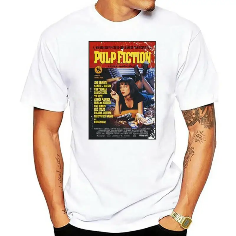 

Pulp Fiction movie poster - female T-shirt men t shirt