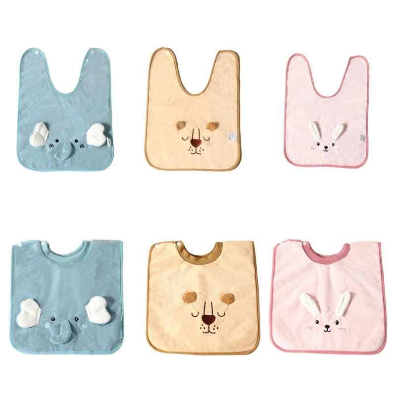 

Waterproof Baby Bibs Saliva Towel Multifunction Tooth Brush Bib for Face Washing DropShipping