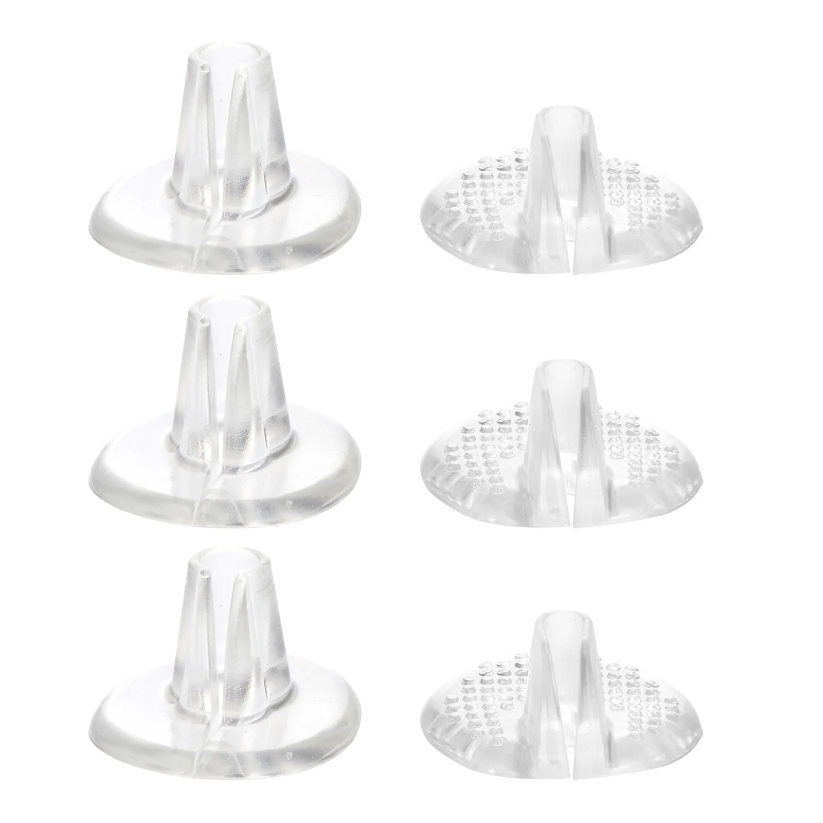 

6 Pairs Transparent PU Toe Stickers Anti-wear Foot Heel Pad Silicone Flops Foot Pad for Men Use (3 Pairs Toe