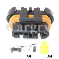 1 set 4p automobile motor waterproof wire harness socket for buick 12186568 car alternator connector