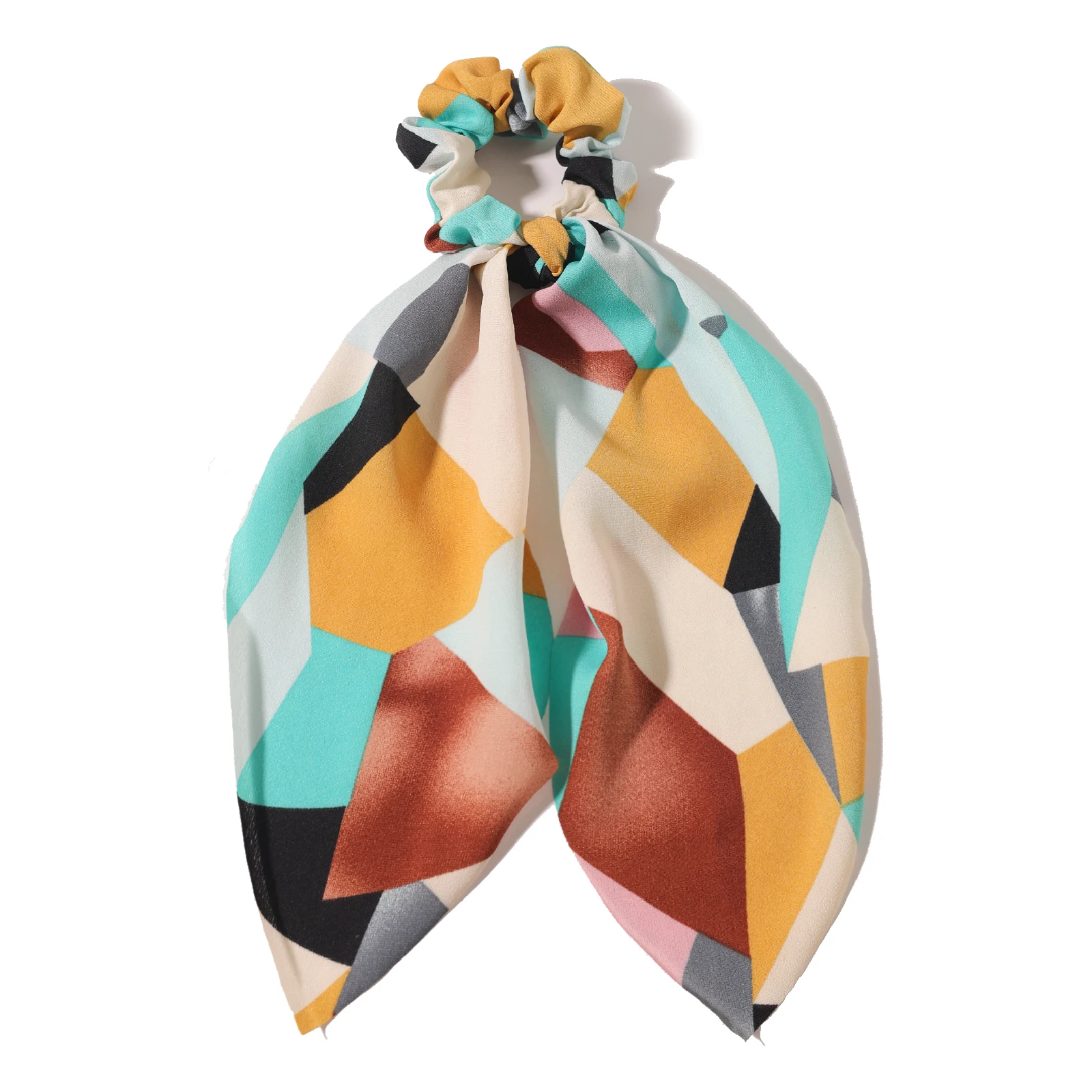 Женский шарф резинки для волос с геометрическим рисунком резинкой конского