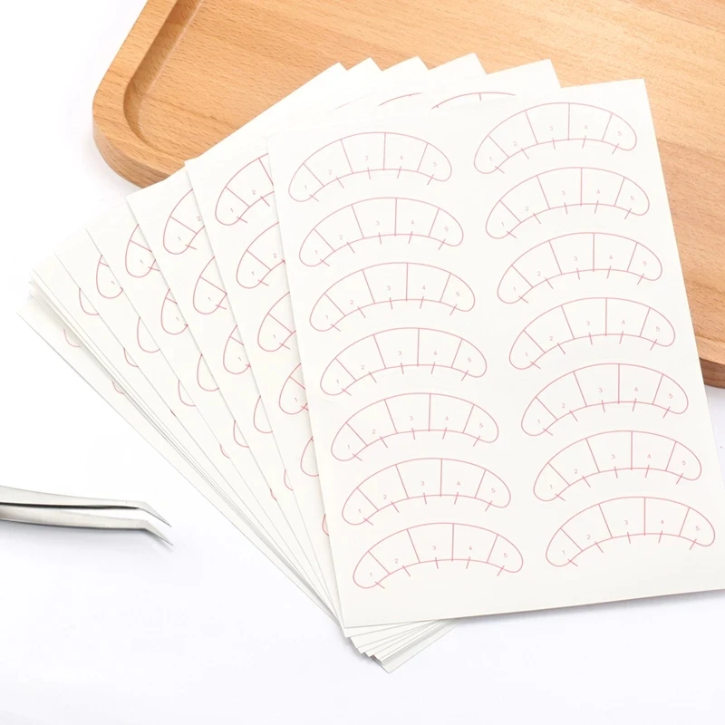 

70/210 pairs Eyelashes Patches Under Eye Isolation Pad Grafting Eyelash Stickers Lashes Extention Paper Patch