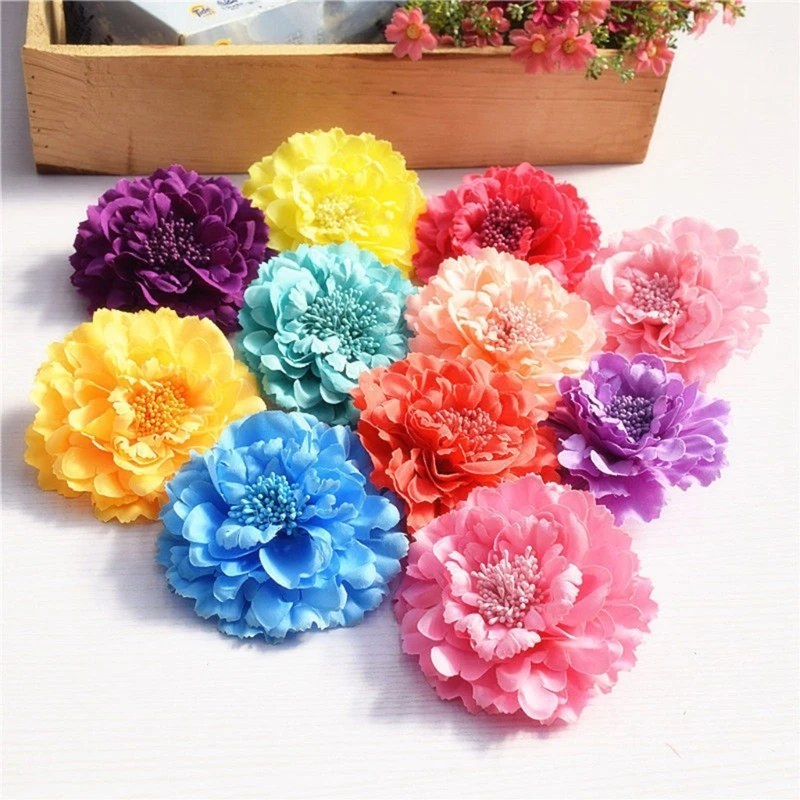

Fabric Flower Hair Clips Fabric Flower Hairpins Artificial Flower Headbands 264E