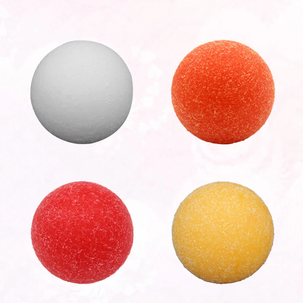 

4pcs Table Soccer Foosballs Replacement Balls Colorful Official Tabletop Game Accessory ( White Red Orange )