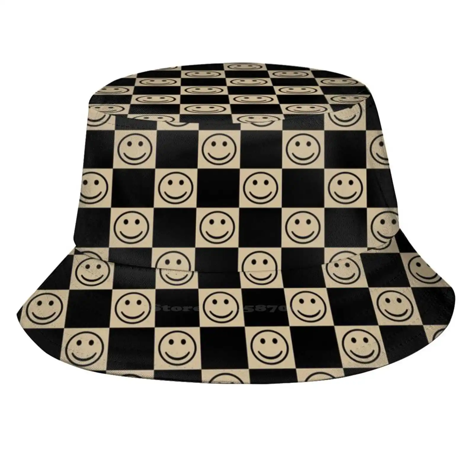 Cap Cute Face Beige Face