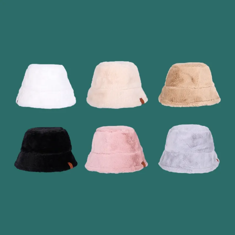 

Новая модная женская теплая Панама в стиле Харадзюку, Женская осенне-зимняя шапка, плотная теплая уличная Панама, рыболовная Кепка, шапка дл...