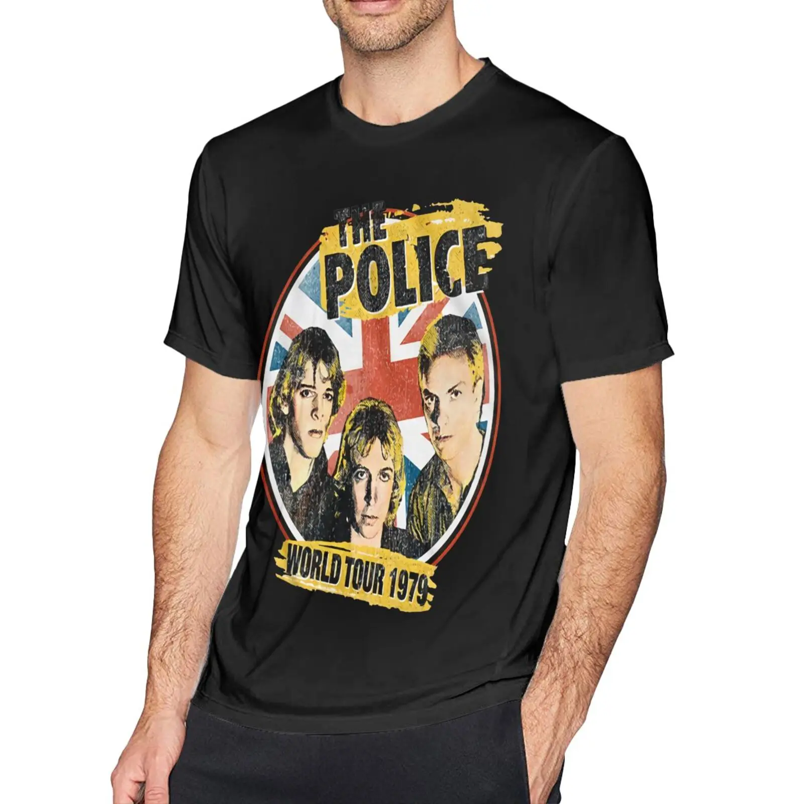 

Футболка мужская оверсайз с принтом «полиция по всему миру»