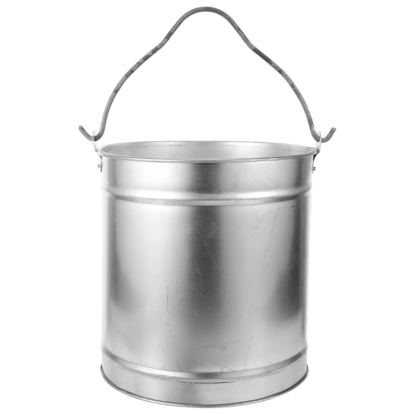 

Charcoal Bucket Fireplace Ash Burning Bin Garden Tools Grill Indoor Metal Storage Container Iron