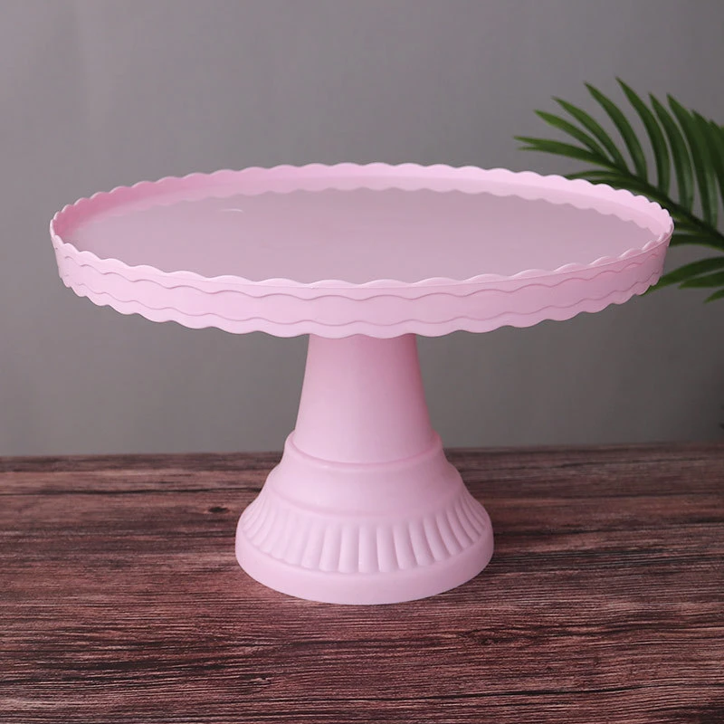 

1Pcs Cake Stand Display Rack Wedding Decoration Birthday Party Desktop Tray Dessert FudgeHome Plastic Silicone Molds Home Decor