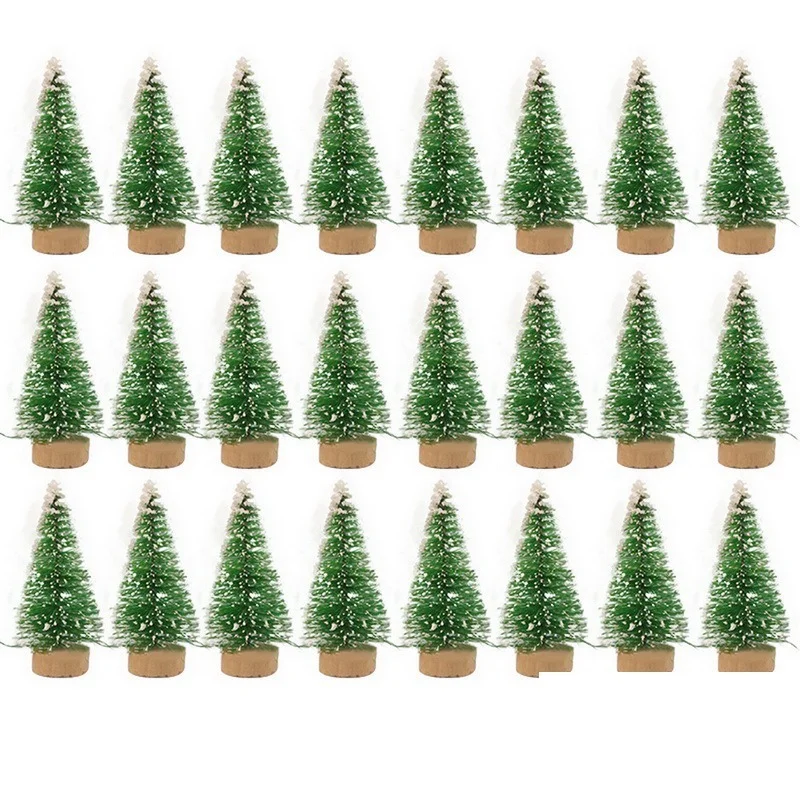 

Миниатюрная искусственная елка из сизалевого шелка 12 шт