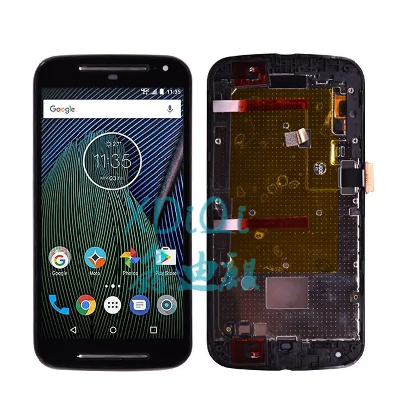 ЖК-дисплей с сенсорным дигитайзером в сборе рамкой для Motorola MOTO G2 G + 1 XT1063 XT1068