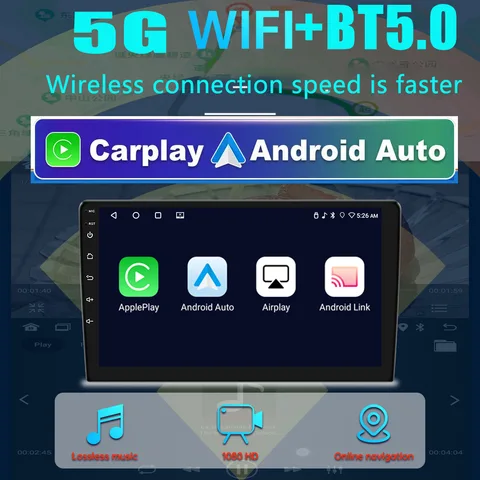 Автомагнитола на Android 10, универсальный мультимедийный видеоплеер с 7 "экраном, GPS, для Volkswagen, Nissan, Hyundai, Kia, Toyota, типоразмер 2 Din